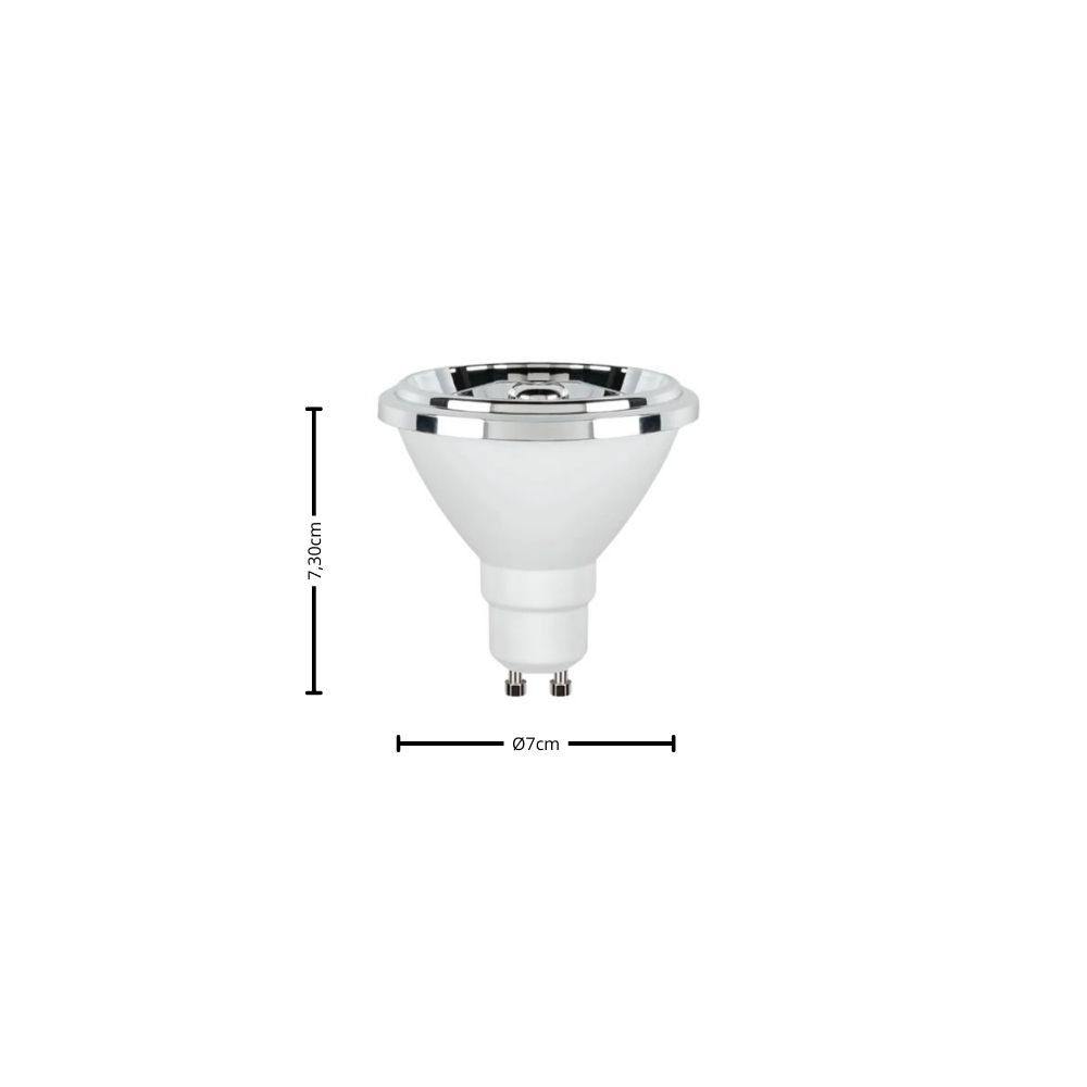 Lâmpada LED AR70 GU10  4,8W  IP20 -CTB BLS-4.8W/SB AR70