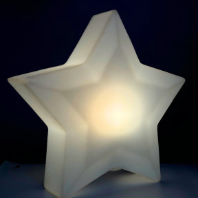 Luminária Abajur Estrela 1-E27 - Usare 661-Ambientação-Decor Lumen 
