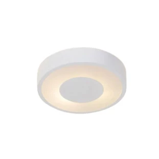 Plafon DONNA Sobrepor Aluminio Branco 2xE27 Ø33cm- Usina 4090/3Padrão Capa Site-Decor Lumen 