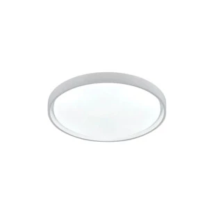 Plafon LED Redondo Branco  Ø41cm  24W 3000K/4000K/6000K  - Hevvy Iluminação LY- 8762M BC+BC