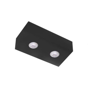 Plafon Preto 2x PAR20 12cm  - Rioprelustres 3500/2